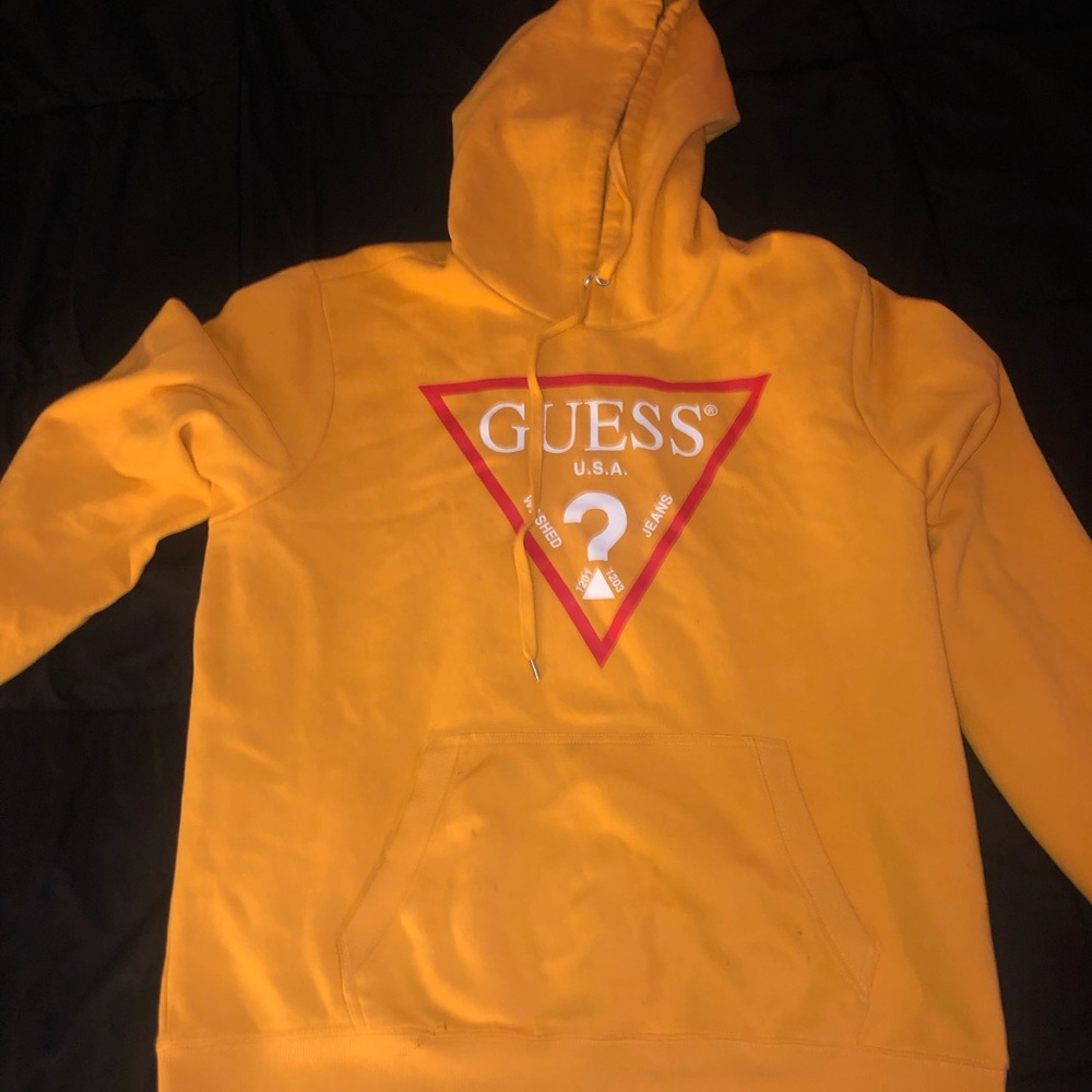 GOLD GUESS HOODIE